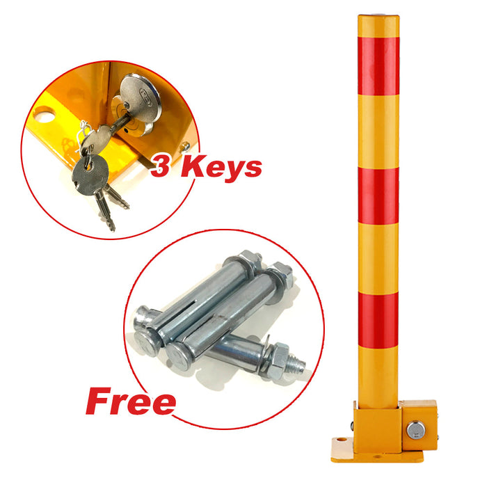 Parkero Red Parking Bollard locker Barrier Key Alike / Independent lock Fold Down Vehicle Trade Me