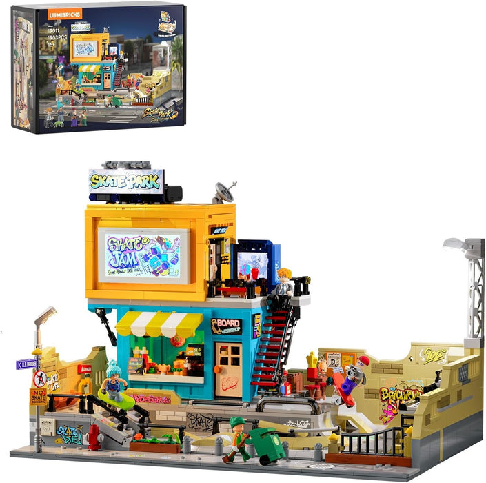 Lumibricks Skate Park 19011 Street Fusion Series 1903PCS LED Building Blocks