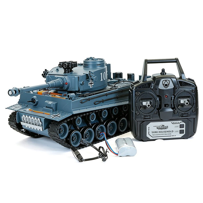 Brother Tank Rc Tank 1:18 German Leopard 2 Camo/German Tiger 1 Grey 2.4ghz