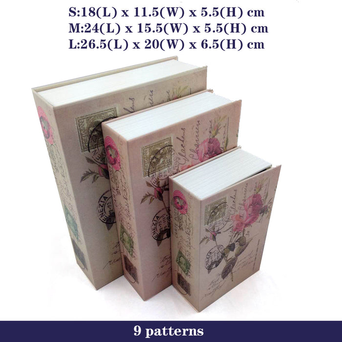 Random Pattern Money Dictionary Secret boxSecurity Book Key Locker Lock Safe Cash Hidden