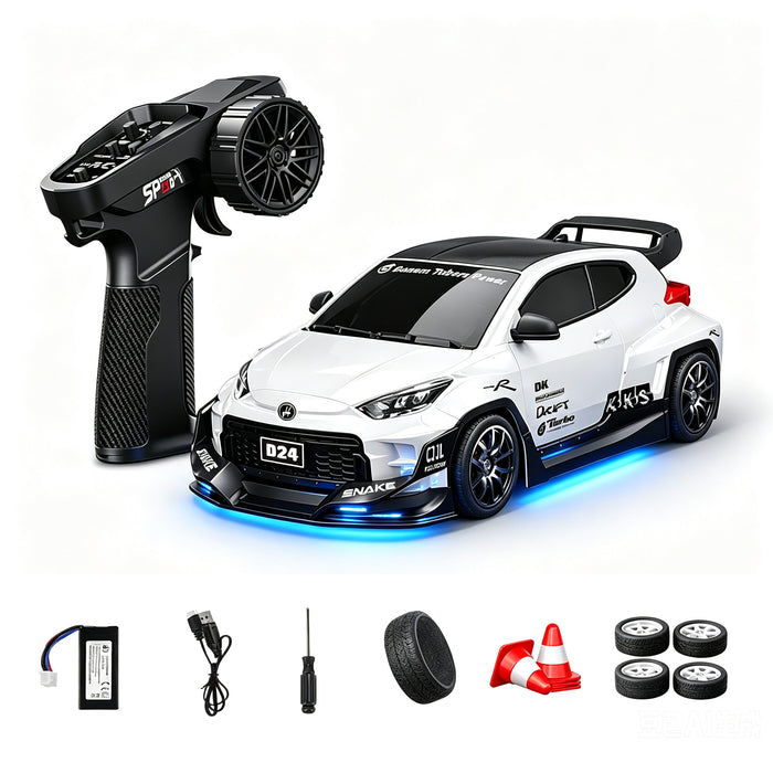 Hstar D24 1:24 4WD Full Proportional RC Drift Car RTR 25KM/H Motor 28,000 RPM