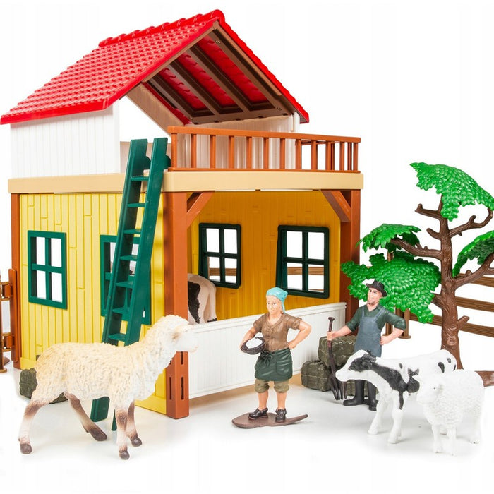 Electronic Remote Control Tractor 2.4Ghz RC Fork Loade Gyro Rake Trailer