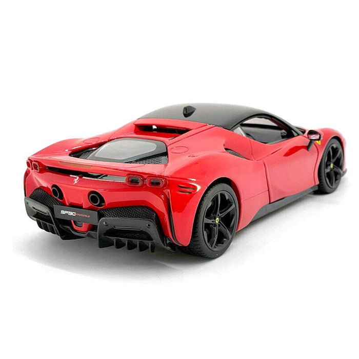 Maisto 1:18 Scale Metallic Diecast With Plastic Part Car Model SF90 Stradale Red