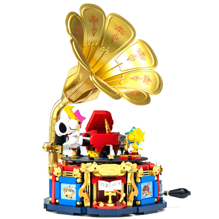 Pantasy Peanuts Snoopy, Phonographe (86911) Set construction figurine Pantasy