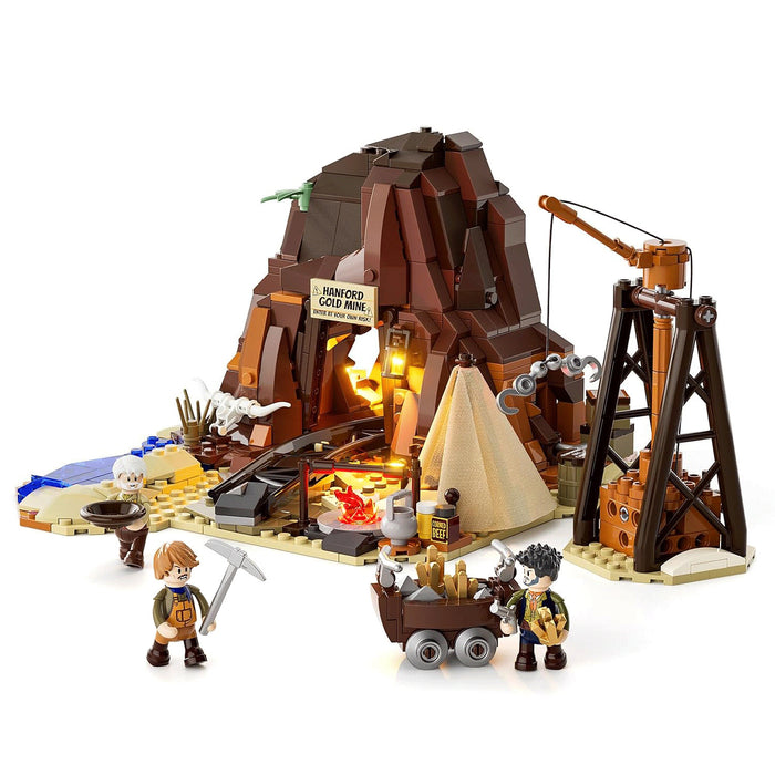 Lumibricks Old West Gold Mine 14009 F9077 658PCS LED Building Blocks AU STOCK