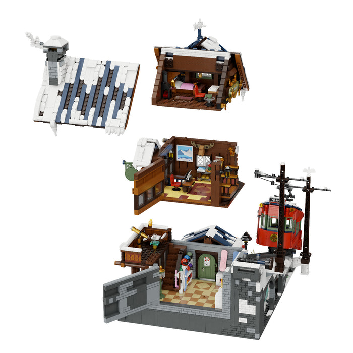 Pantasy Retro Collection Summit Cabin Construction Set Toy Model Kit 85033