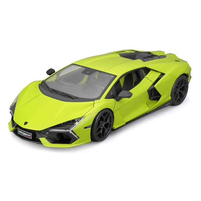 Maisto 1:18 Scale Lamborghini Revuelto Light Green Car Model Metallic Diecast With Plastic Part