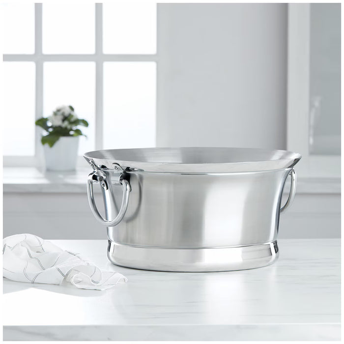 Oneida Stainless Steel ICE Tub 15L Basket Large Double Walled Beverage Party