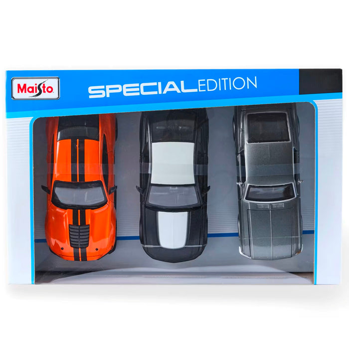 Maisto 1:24 3Pack Diecast Car Mustang Serie 2020 Shelby GT50/Boss 302/1967 GT