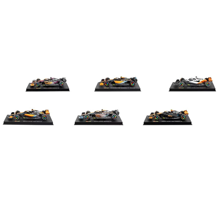 Burago 1:43 Formula Racing Die Cast With Plastic Part Mclaren 6 Pack Car Model Trade Me