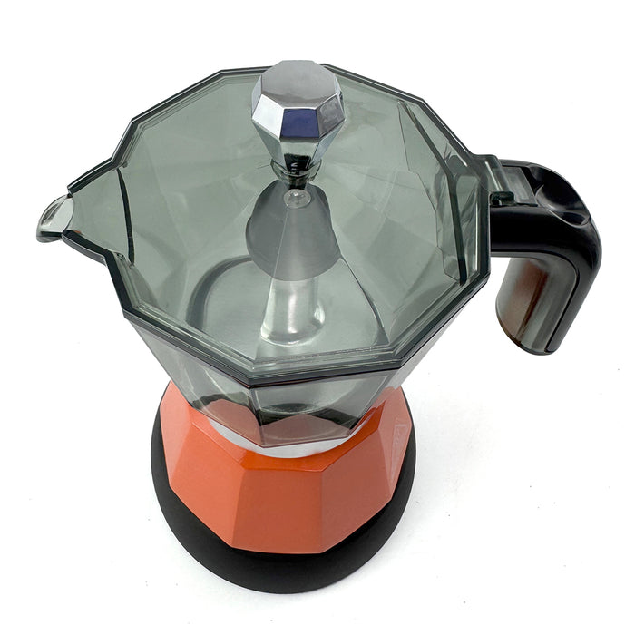 Mornest Electric Moka Coffee Maker Espresso Italian Classic Auto power off for Home 3/6Cups