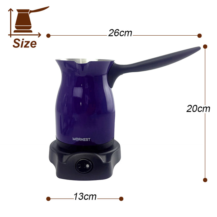 Mornest Electric Turkish Greek Arabic Coffee Maker Pot Automatic Sensor Anti Overflow Trade Me