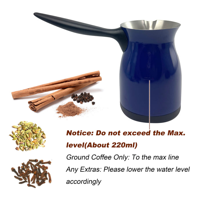 Mornest Electric Turkish Greek Arabic Coffee Maker Pot Automatic Sensor Anti Overflow Trade Me