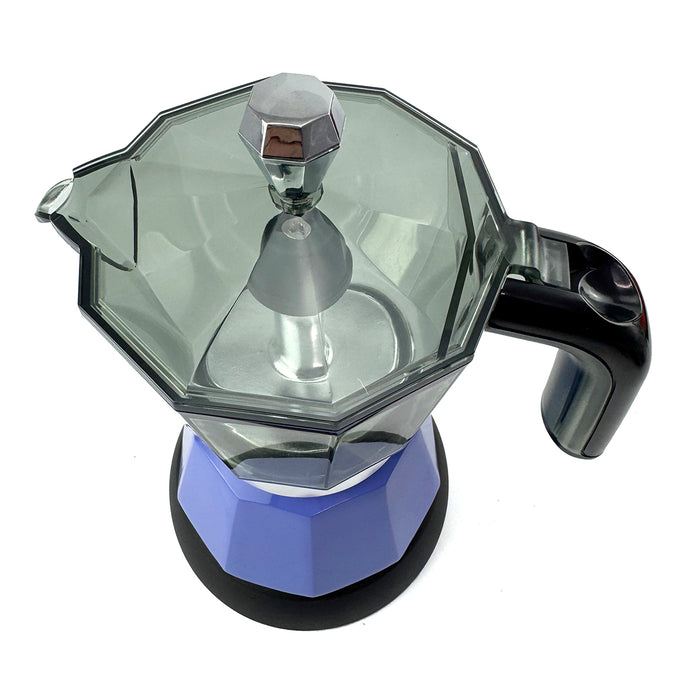 Mornest Electric Moka Coffee Maker Espresso Italian Classic Auto power off for Home 3/6Cups