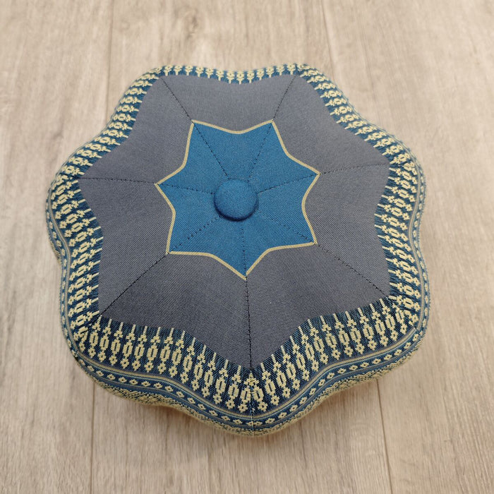 32x12 cm 7-Petal Pocket Ergo-Design Zafu Meditation Cushion 100% Organic Kapok Fiber