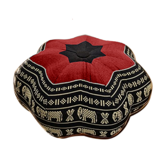 32x12 cm 7-Petal Pocket Ergo-Design Zafu Meditation Cushion 100% Organic Kapok Fiber