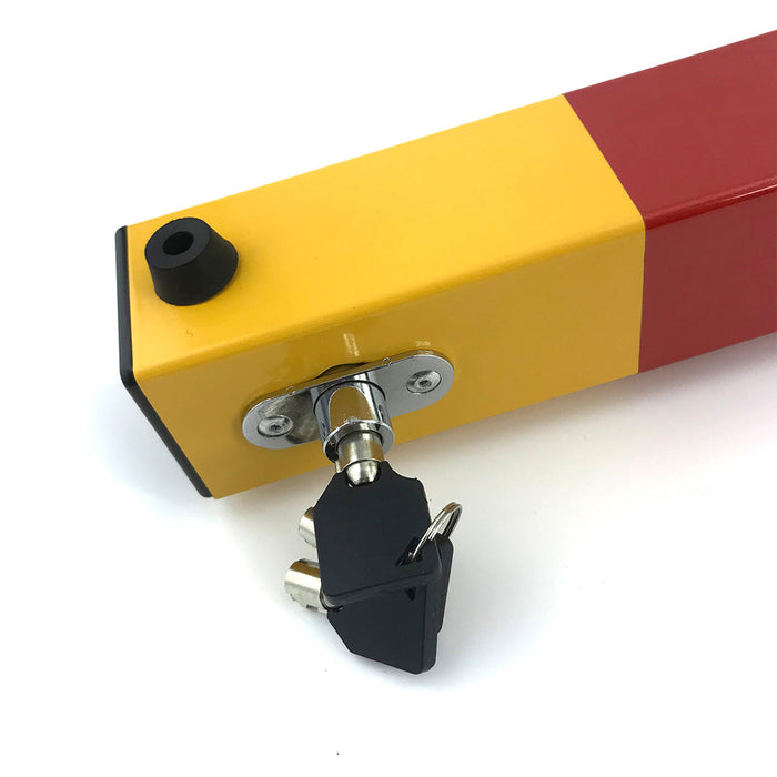 Parkero Square Heavy Duty Fold Down Security Parking Post Lock Safety Barrier 3 Keys Trade Me