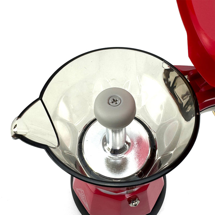 Mornest Electric Moka Coffee Maker Auto Power Off Home Espresso Italian Classic 3Cups