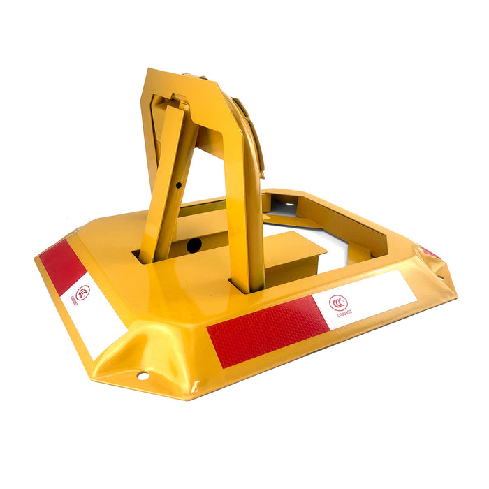 Parkero Rectangle Fold Down Vehicle Parking Lock - Heavy-Duty Safety Barrier locker Car Parking Lock Vehicle Security Trade Me