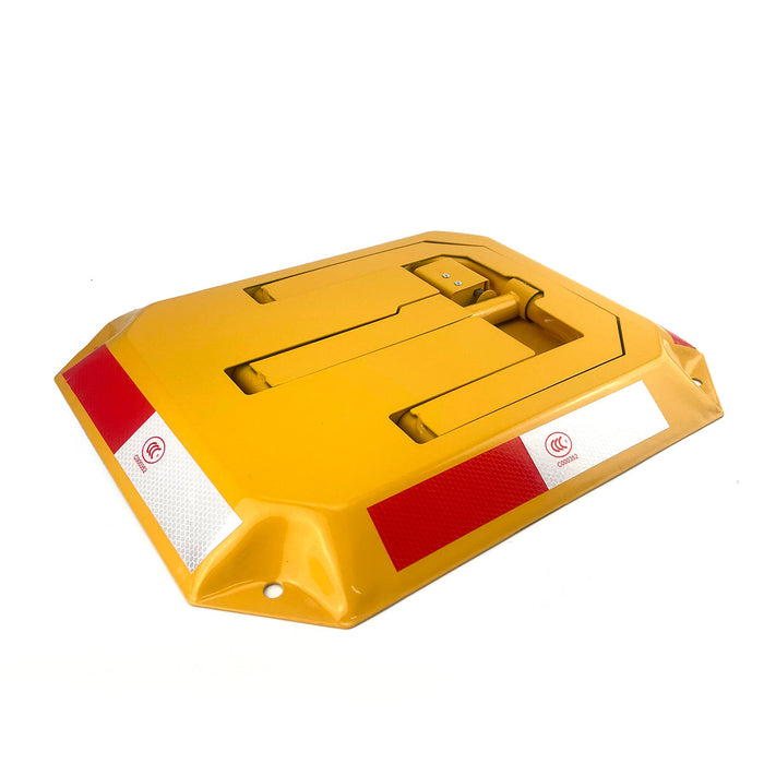 Parkero Rectangle Fold Down Vehicle Parking Lock - Heavy-Duty Safety Barrier locker Car Parking Lock Vehicle Security Trade Me