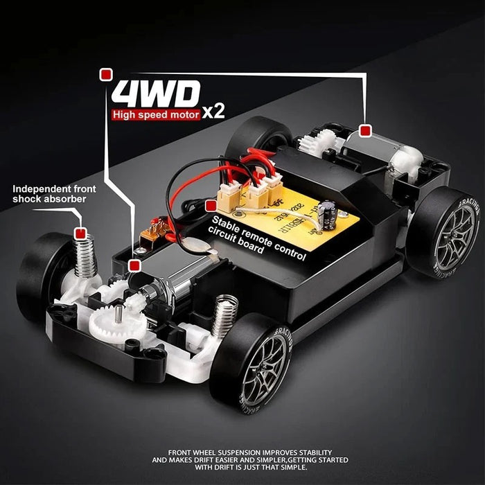 Racing RC Drift Car 4WD 2.4 GHz Remote Control Racing Car Porsche Toy High Speed Drift Speed Car Remote