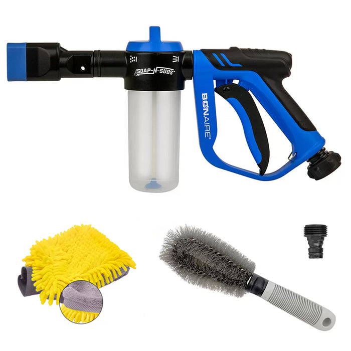 BonAire Soap N Suds Foaming Wash Gun Kit Deep Cleaning For Foam Scrub Rinse AUSTOCK