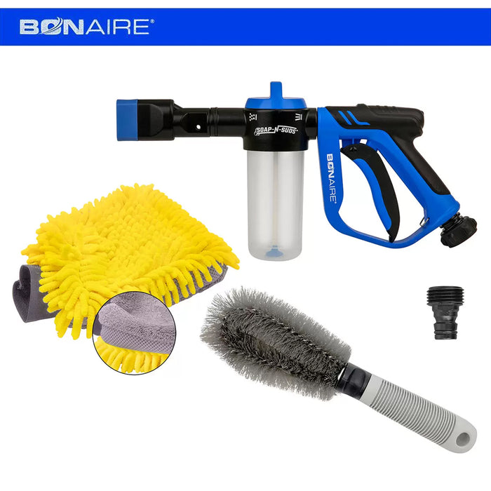 BonAire Soap N Suds Foaming Wash Gun Kit Deep Cleaning For Foam Scrub Rinse AUSTOCK