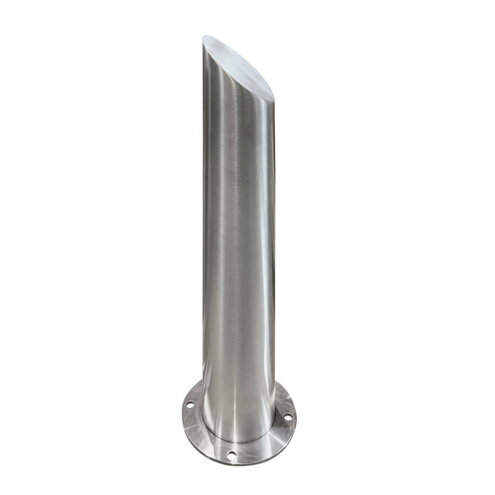 Parkero Stainless Steel Surface Mounted Bollard 90x⌀14cm Heavy-duty Carpark Barrier
