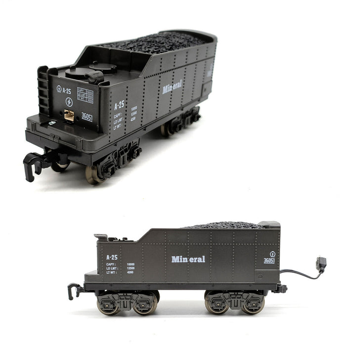 Electric Steam Train Tracks Model Sound Light Smoke System Toys 88pcs Vehicle Rail Track Classical Train Series with Smokes Light & Sound Under The Christmas Tree Steam Train Toy Set