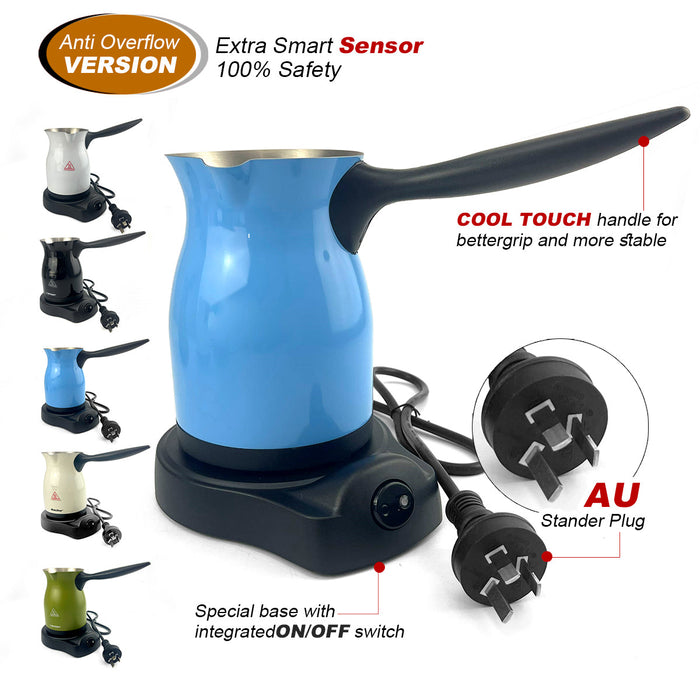 Mornest Electric Turkish Greek Arabic Coffee Maker Automatic Sensor Anti Overflow 220ml Trade Me