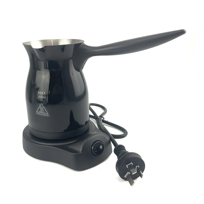 Mornest Electric Turkish Greek Arabic Coffee Maker Automatic Sensor Anti Overflow 220ml