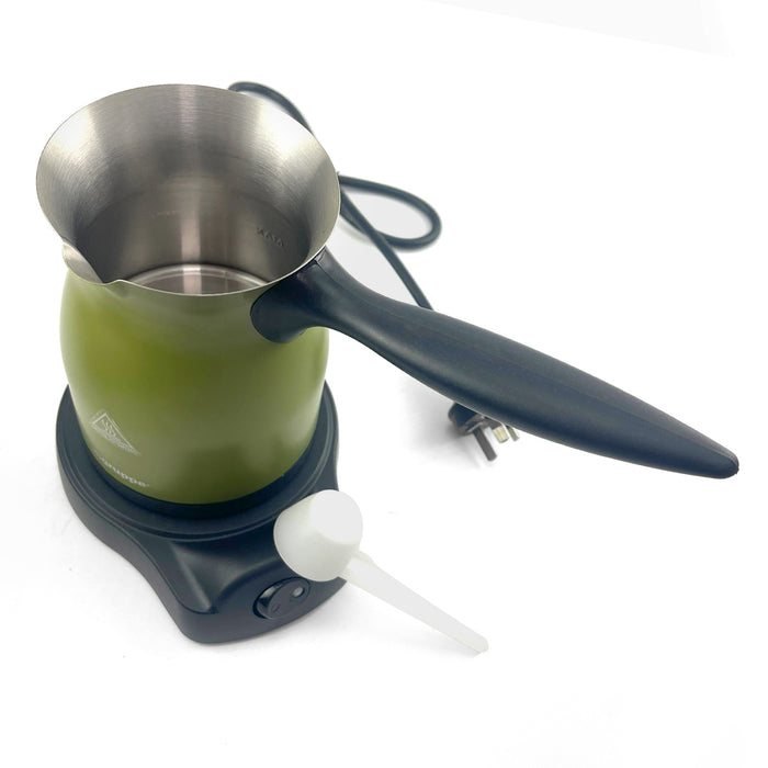 Mornest Electric Turkish Greek Arabic Coffee Maker Automatic Sensor Anti Overflow 220ml
