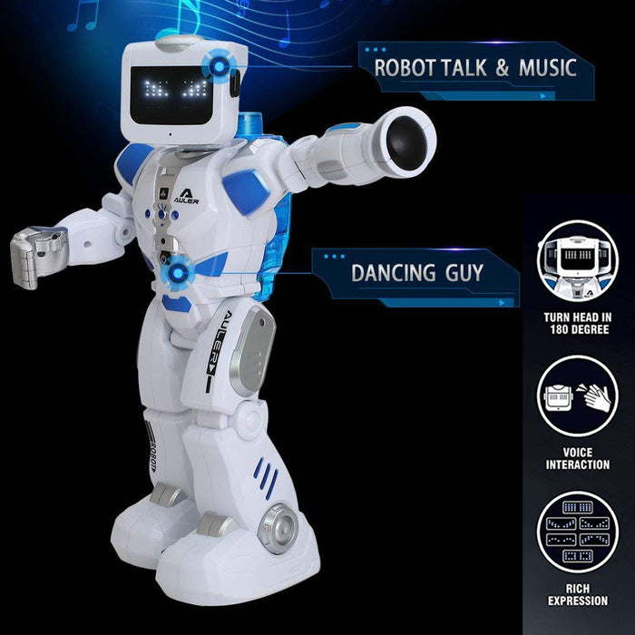 Alien Water Driven Robot Sound RC INTERACTION VOICE Control Kids Toy Trade Me
