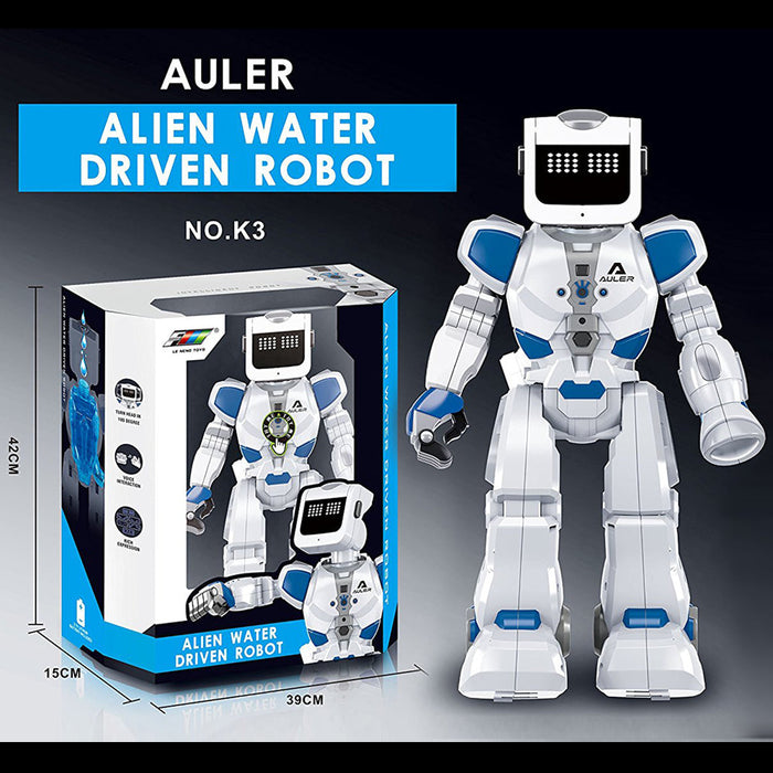 Alien Water Driven Robot Sound RC INTERACTION VOICE Control Kids Toy Trade Me