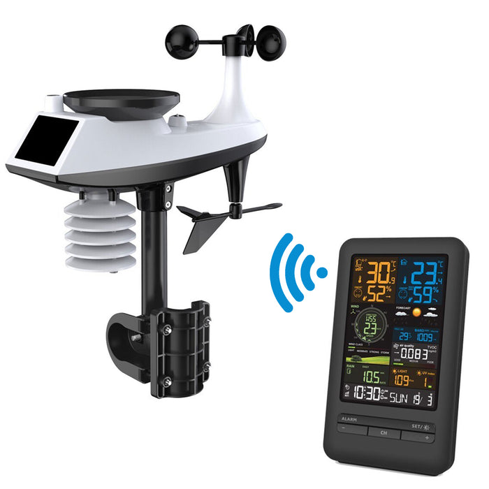 FJ3395TY WiFi Bluetooth Smart Weather Station  Weather Forecast Digital Clock
