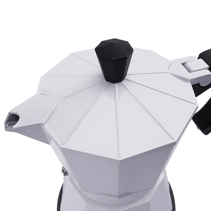 Mornest Electric Aluminium Moka Coffee Maker Espresso Italian Classic auto power off Home 3/6Cups