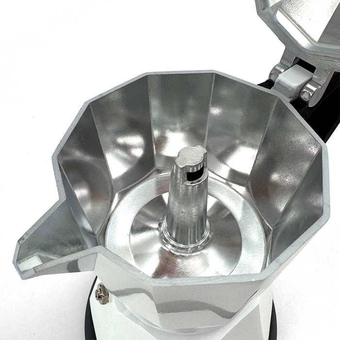 Mornest Electric Aluminium Moka Coffee Maker Espresso Italian Classic auto power off Home 3/6Cups