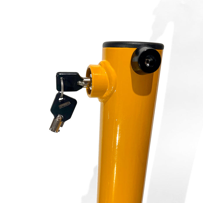 Parkero 2Key Teyp Parking Bollard Locker Barrier 2 Side Fold-down Design Vehicle 2 Keys Trade Me