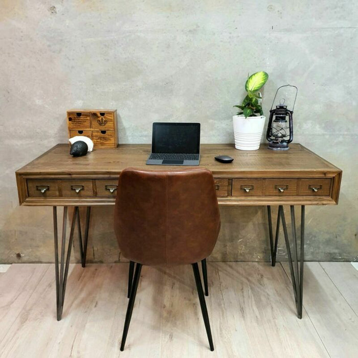 Reppan Manager Desk Reclaimed Fir Wood W140 x D60 x H78