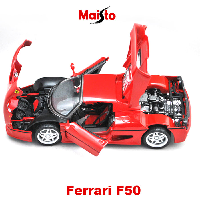 Maisto 1:18 Special Edition Series Ferrari F50 Metallic Diecast Car Model