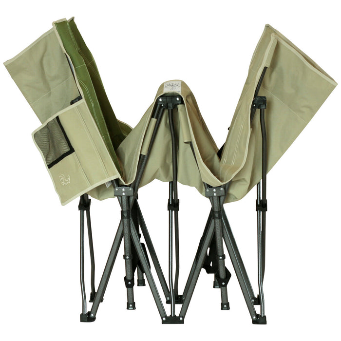 Hidden Wild XL Portable Folding Camp Bed Cot with Carry Bag Instant Open & Close
