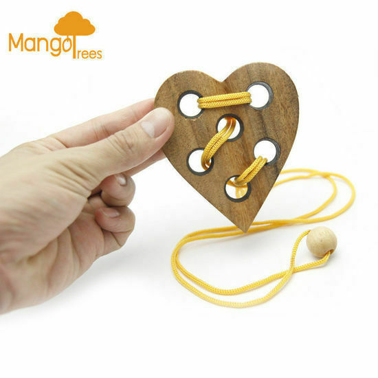 Only One Love-High Quality Wood Wooden 3D Brain Teaser Puzzles