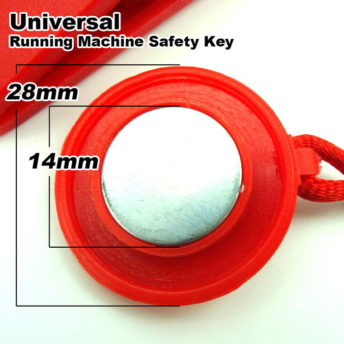 2PCS Running Machine Safety Safe Key Treadmill Magnetic Security Switch Lock