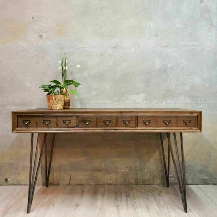 Reppan Manager Desk Reclaimed Fir Wood W140 x D60 x H78