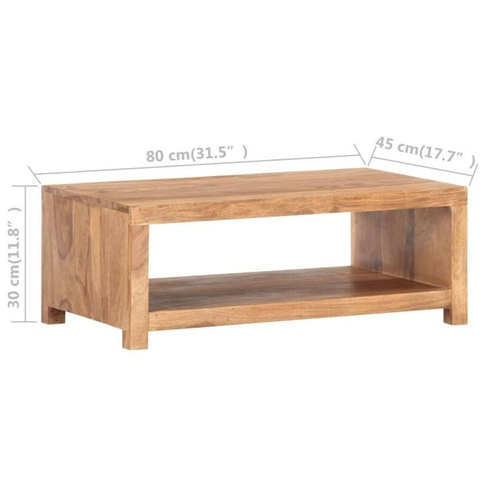 [MANGO TREES] "Plover" Rosewood Wood Coffee Table