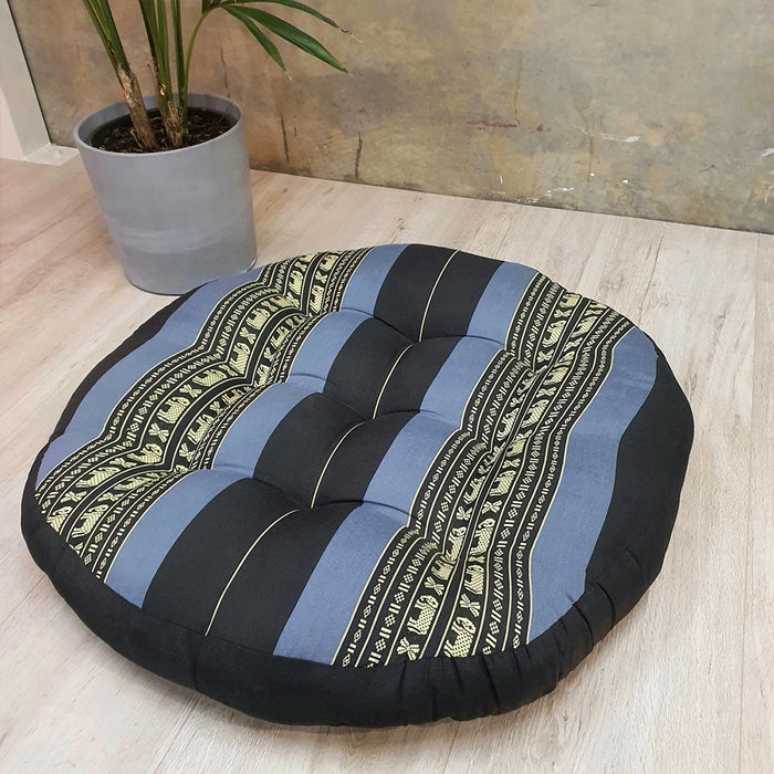 Thai Zafu Meditation Cushion Filled with 100% Natural Kapok Fiber Jumbo AU