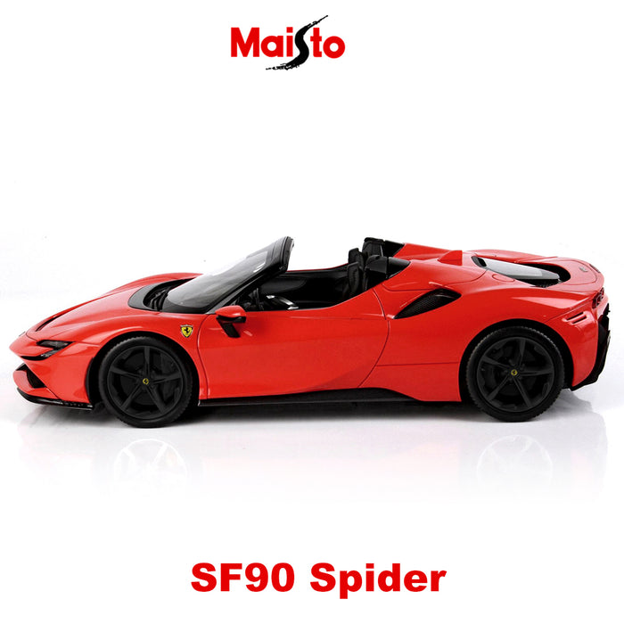 Maisto 1:18 Metallic Diecast Car Model Special Edition Series SF90 Spider AU