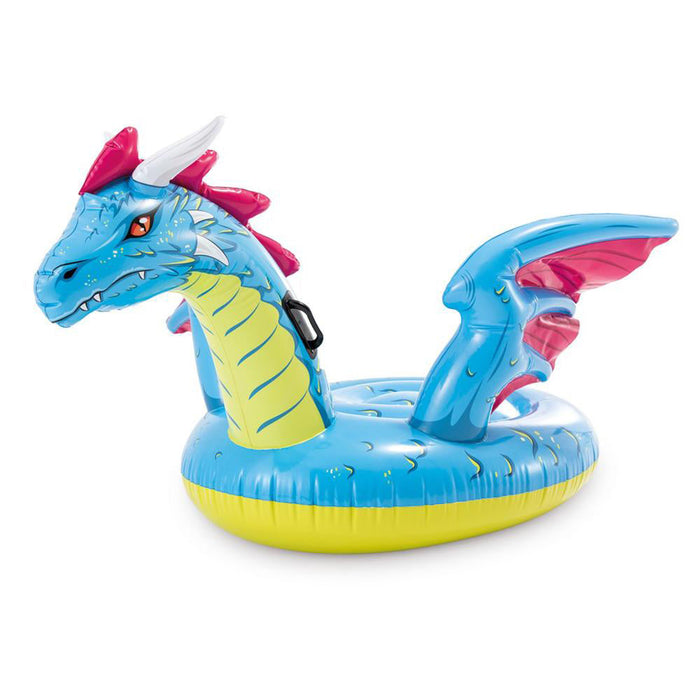 INTEX Giant Unicorn  / Pink Flamingo / Dragon Swimming Pool Ride On Float Raft Beach