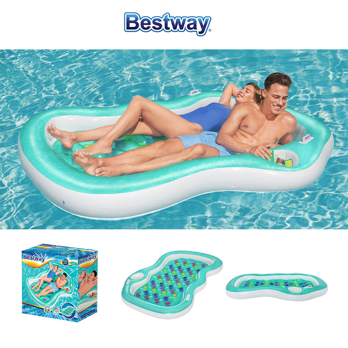 Bestway With ice bucket Double Designer Lounge Float for 2 person AU STOCK