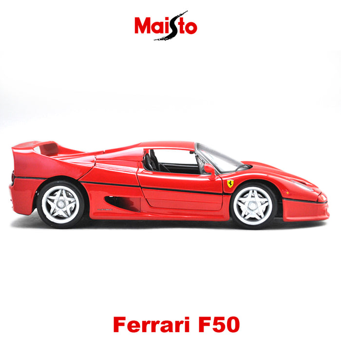 Maisto 1:18 Special Edition Series Ferrari F50 Metallic Diecast Car Model